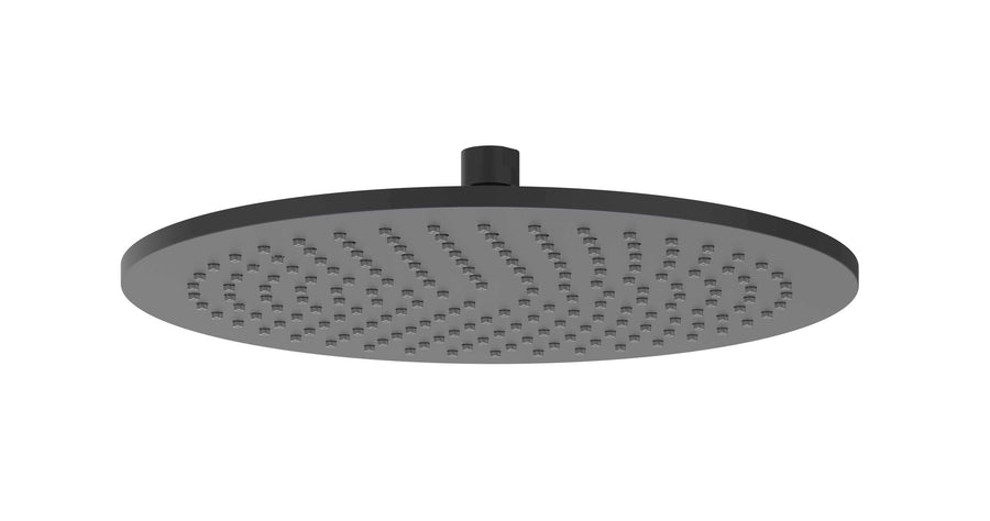 IVY Hoofddouche medium 30cm met antikalk nozzels – Mat zwart PED