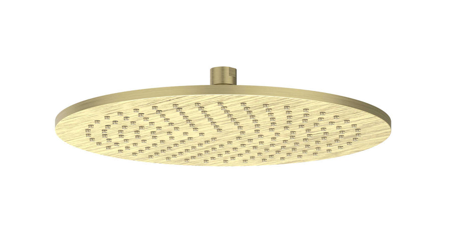IVY Hoofddouche medium 30cm met antikalk nozzels – Gebr. mat goud PVD