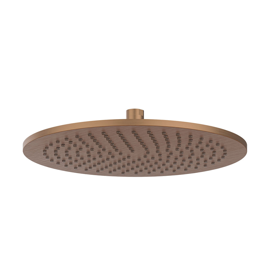 IVY Hoofddouche medium 30cm met antikalk nozzels – Gebr. mat koper PVD