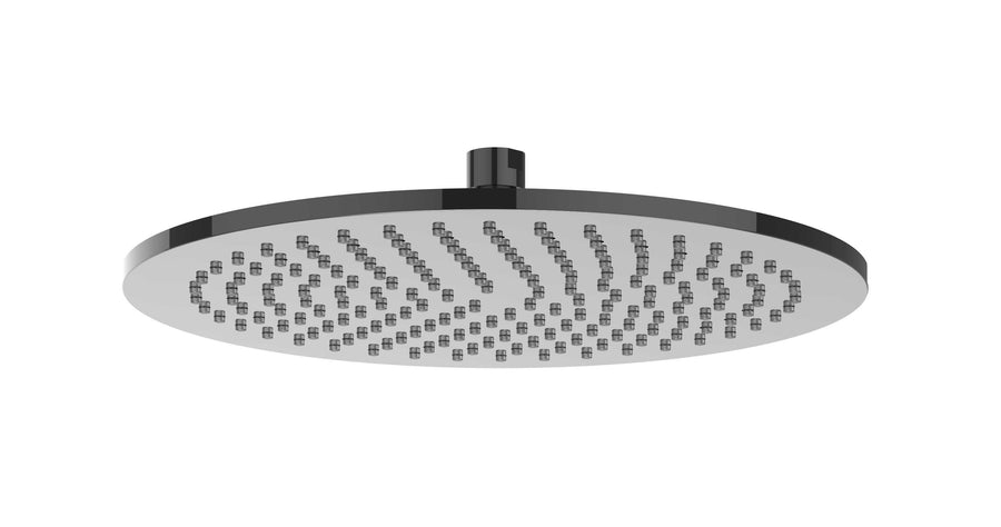IVY Hoofddouche medium 30cm met antikalk nozzels – Zwart chroom PVD