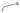 IVY Wandarm 40cm 1/2", Gebr. nickel PVD - productfoto - SKU 6901553