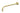 IVY Wandarm 40cm 1/2", Gebr. mat goud PVD - productfoto - SKU 6901554