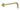 IVY Wandarm 40cm 1/2", RVS316 gebr. mat goud PVD - productfoto - SKU 6901562