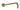 IVY Wandarm 40cm 1/2", RVS316 gebr. mat koper PVD - productfoto - SKU 6901563