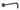 IVY Wandarm 40cm 1/2", RVS316 gebr. carbon black PVD - productfoto - SKU 6901564