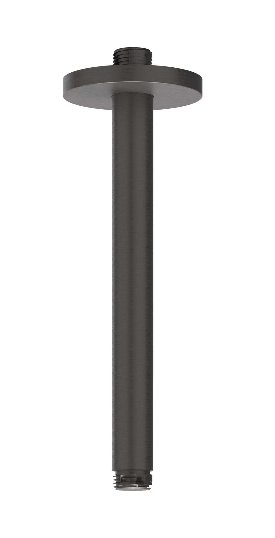 IVY Plafondbuis 20cm 1/2", RVS316 gebr. carbon black PVD - productfoto - SKU 6901614