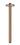 IVY Plafondbuis 30cm 1/2", RVS316 gebr. mat koper PVD - productfoto - SKU 6901663