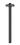 IVY Plafondbuis 30cm 1/2", RVS316 gebr. carbon black PVD - productfoto - SKU 6901664