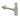 IVY Design sifon hoog model – Gebr. nickel PVD