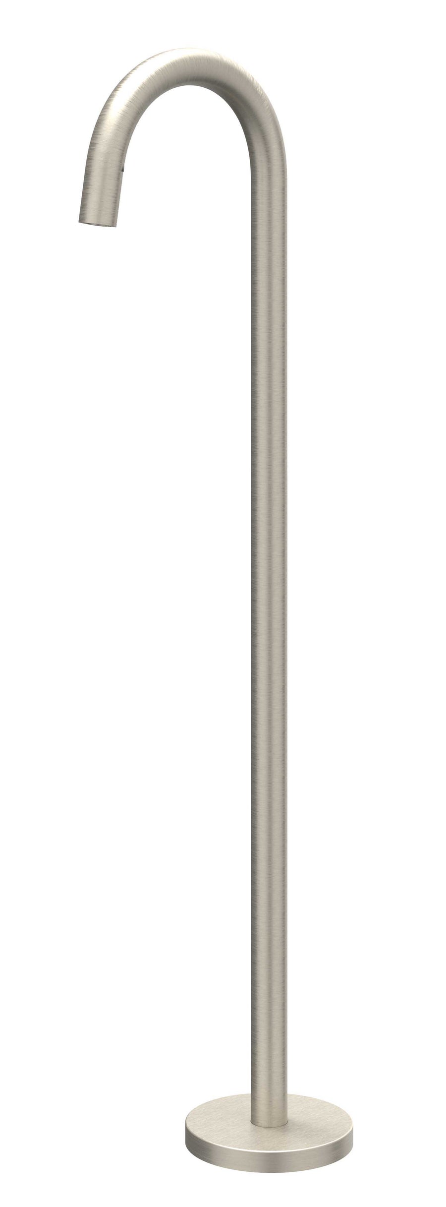 IVY Vrijstaande baduitloop 1/2" – Gebr. nickel PVD