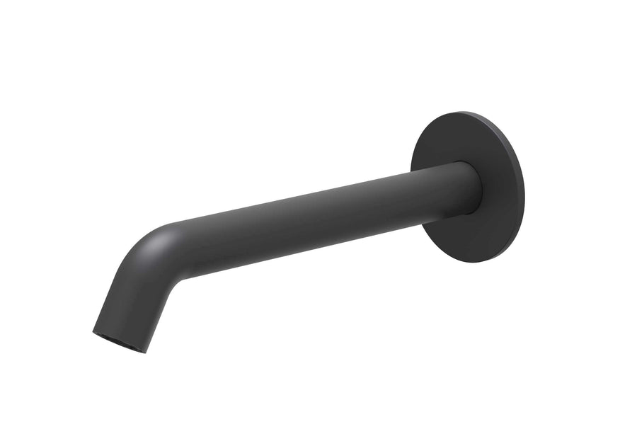 IVY Baduitloop 23cm 1/2" aansluiting, inkortbaar – Mat zwart PED