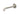 IVY Baduitloop 23cm 1/2" aansluiting, inkortbaar – Gebr. nickel PVD