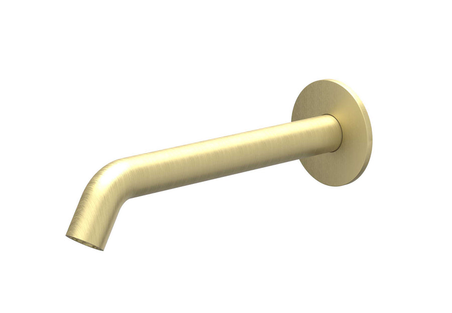 IVY Baduitloop 23cm 1/2" aansluiting, inkortbaar – Gebr. mat goud PVD