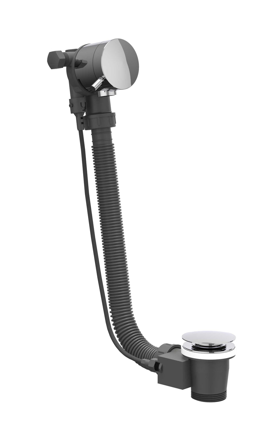 IVY Badoverloop-vulcombinatie – Chroom