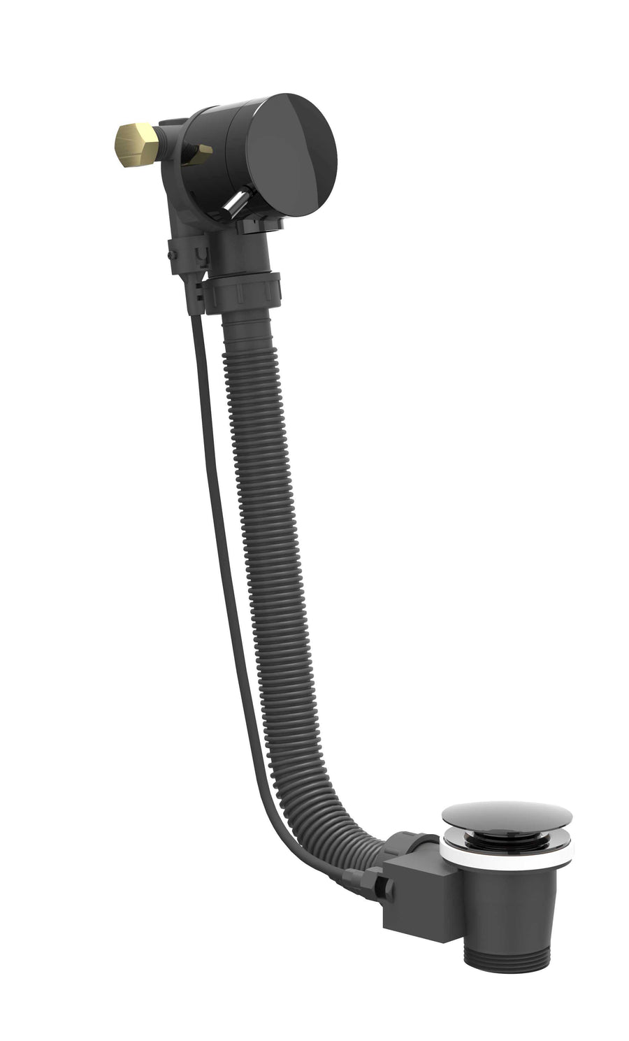 IVY Badoverloop-vulcombinatie – Zwart chroom PVD