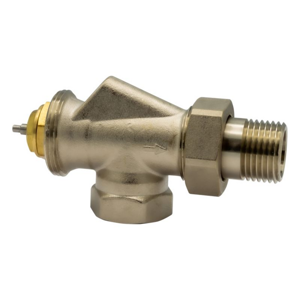 BELRAD haaks omgekeerde radiatorkraan 1/2" MV