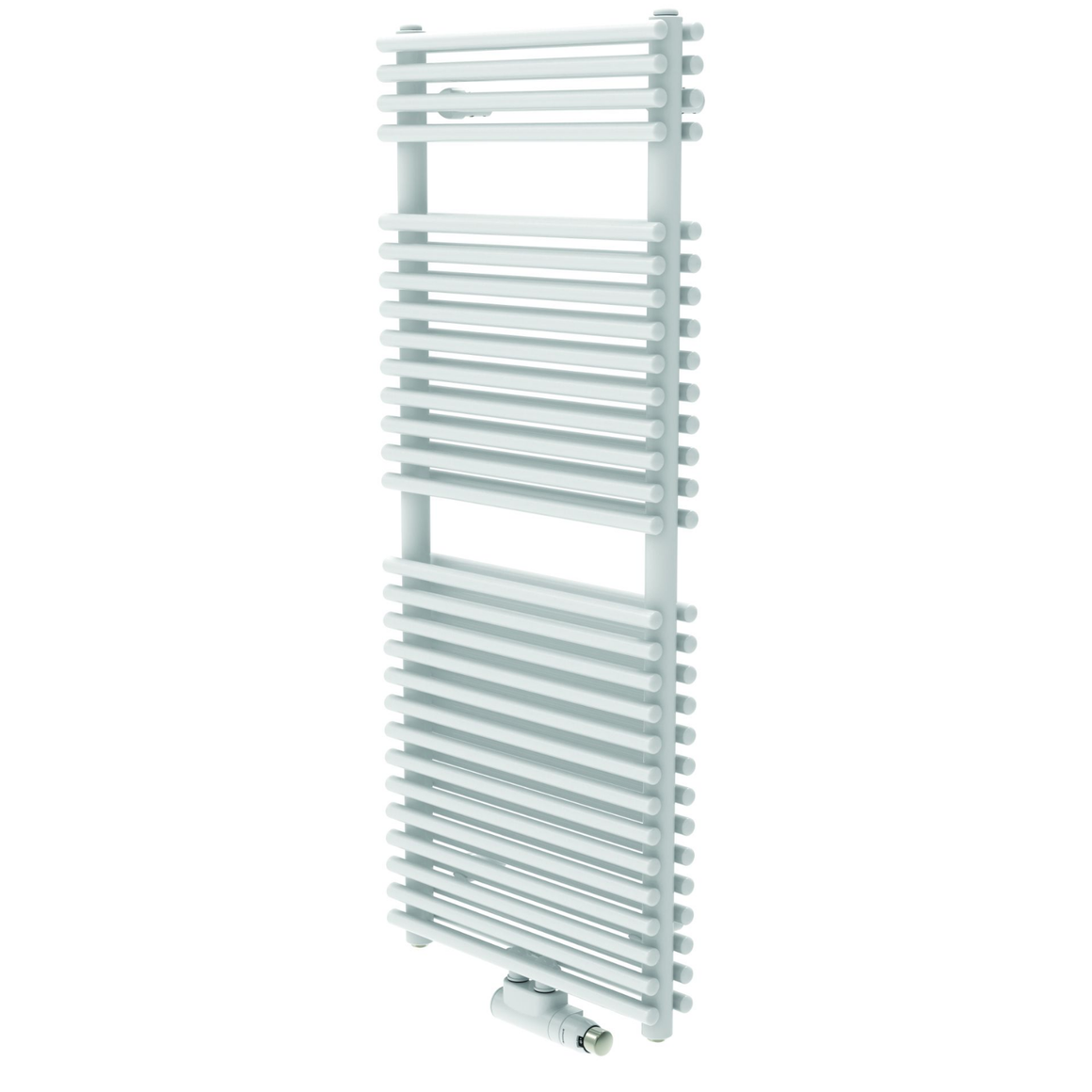 BELRAD Badkamer Radiator Double Wit – Middenaansluiting