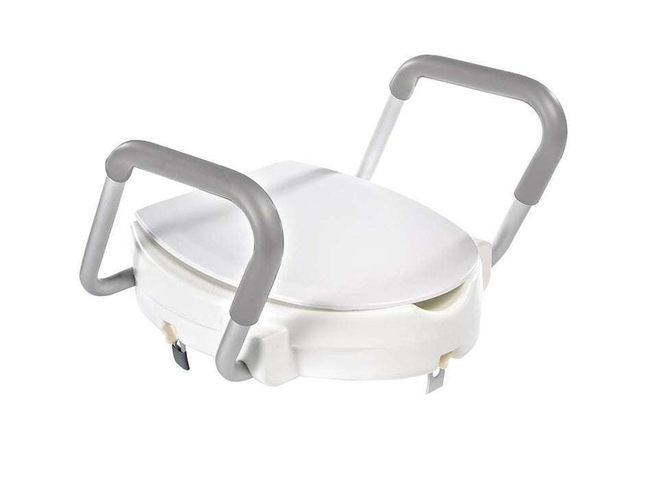 Ridder Sam toiletverhoger met armleuningen wit - productfoto