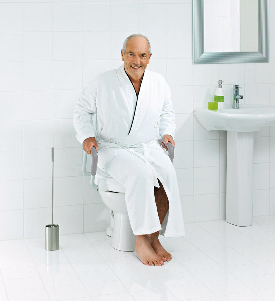 Ridder Sam toiletverhoger met armleuningen wit - detailfoto