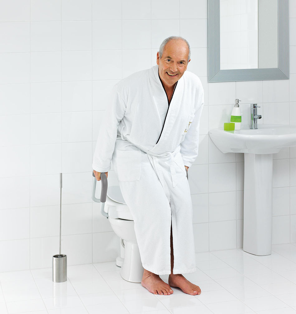 Ridder Sam toiletverhoger met armleuningen wit - detailfoto