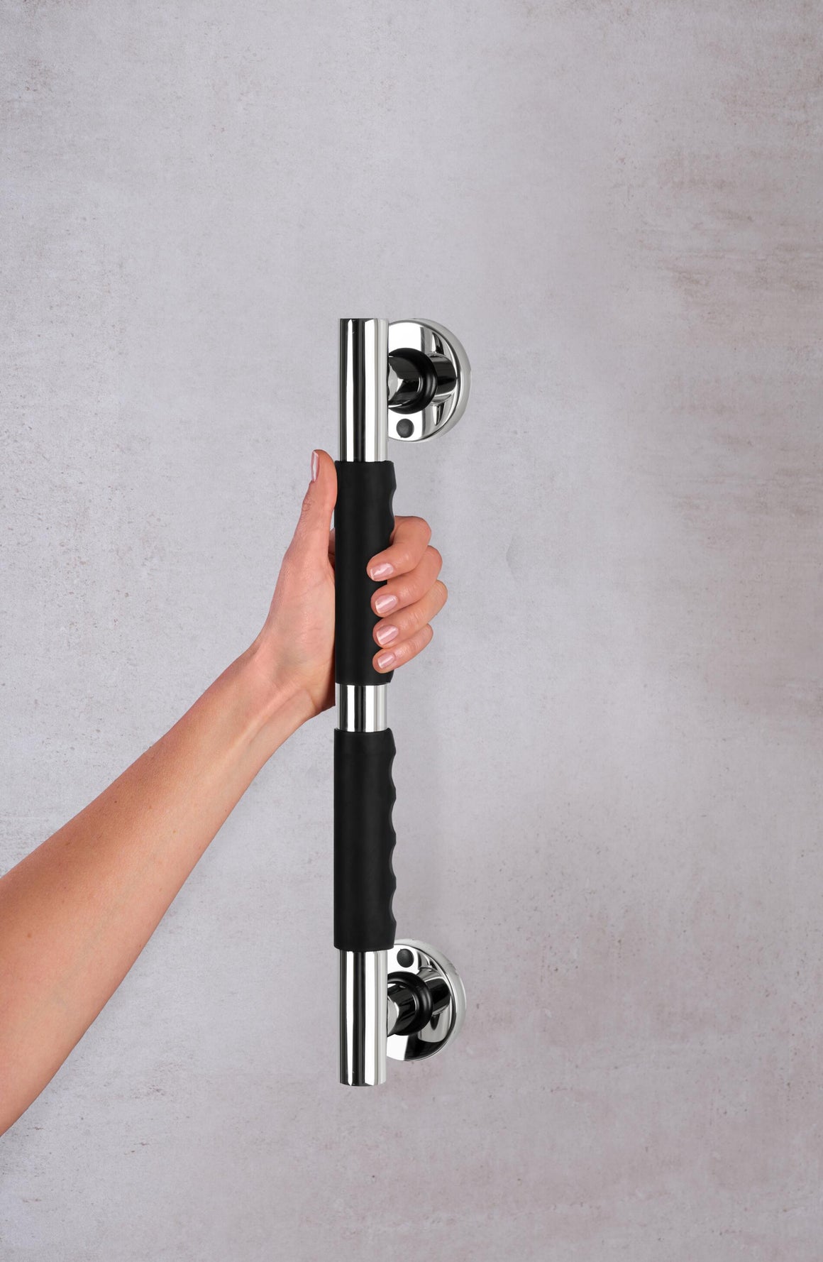 Ridder Ken badgreep met softgrip 50 cm - detailfoto