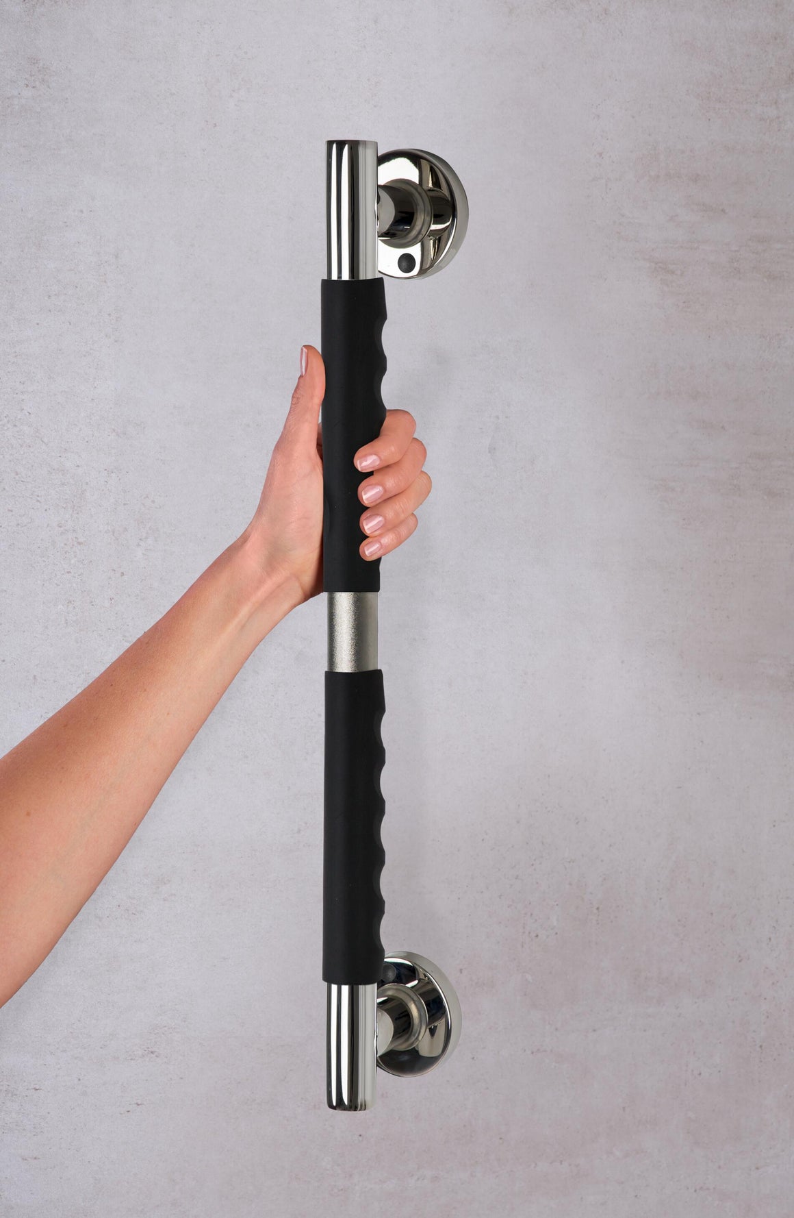 Ridder Ken badgreep met softgrip 60 cm - detailfoto