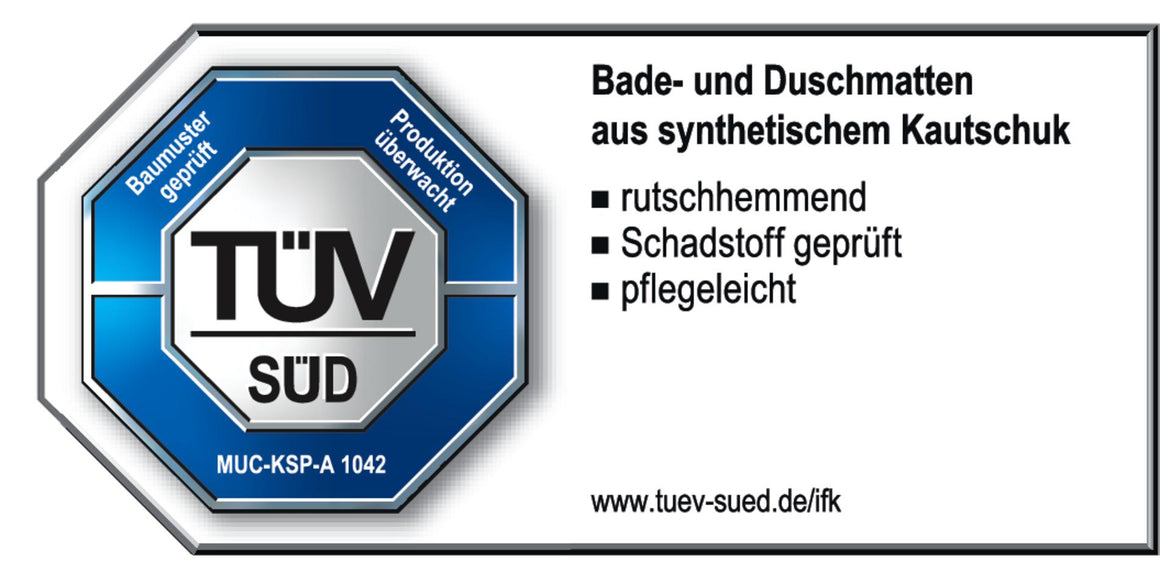 Ridder Tecnoplus antislip mat douche rond Wit - sfeerbeeld