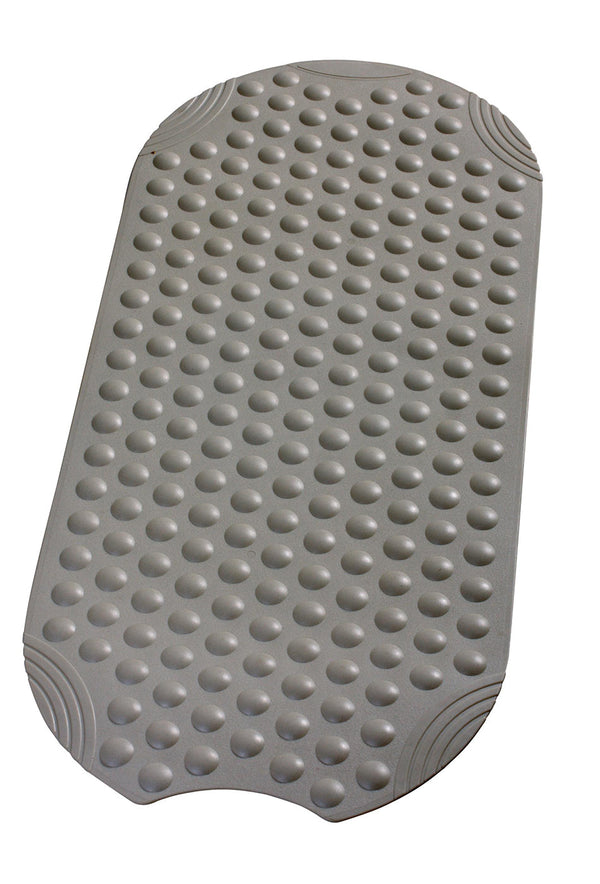 Tecnoplus Tapis de bain antidérapant Wiesbaden Ridder 38x89 cm Gris