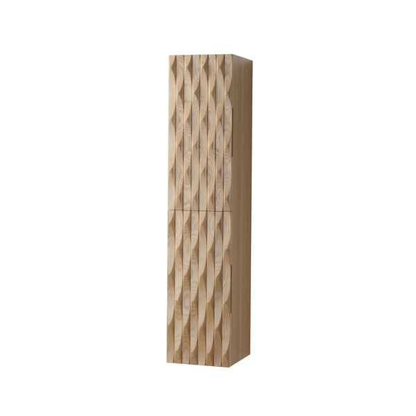 ALONI MAGNOLIA hoge badkamerkast – Greeploos & softclose – Omkeerbaar
