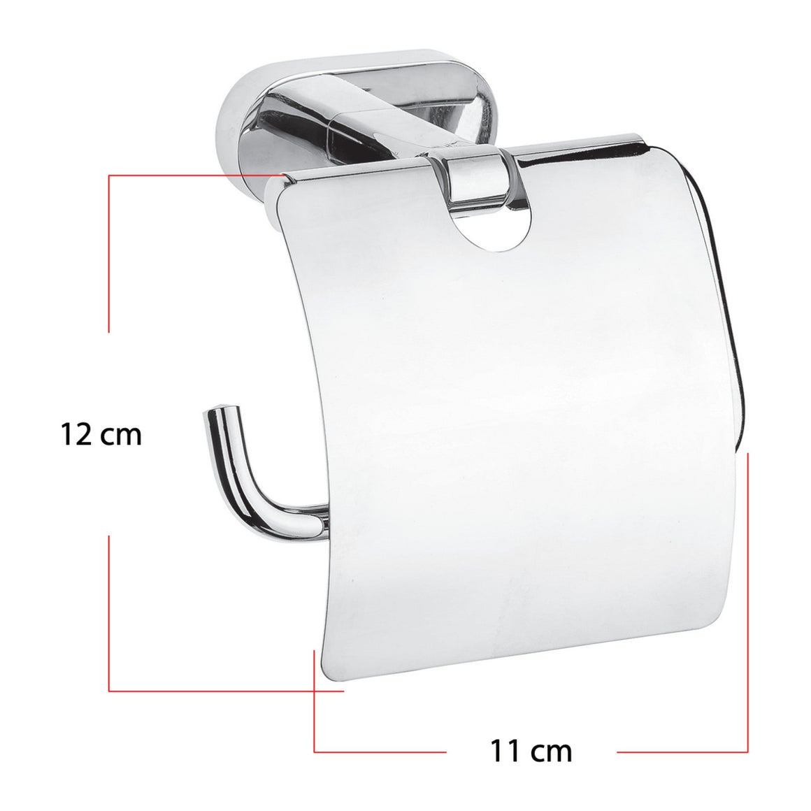 Creavit wc - papier rolhouder – chroom (PL18809) #kleur_chroom-pl18809