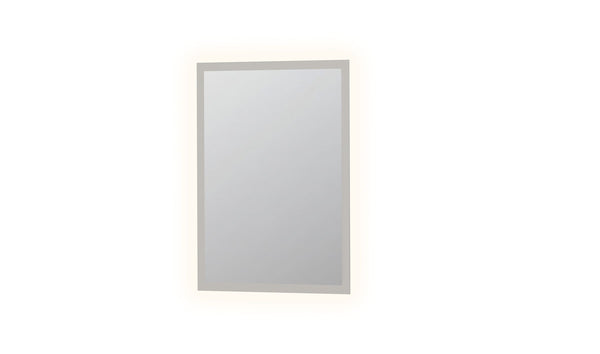 Spiegel alu kader mat LED + sensor INK