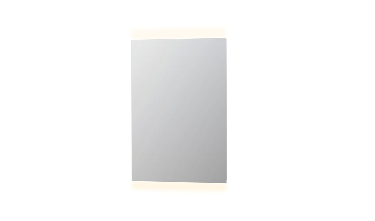 Spiegel re. alu fr. indir LED dimmb. INK