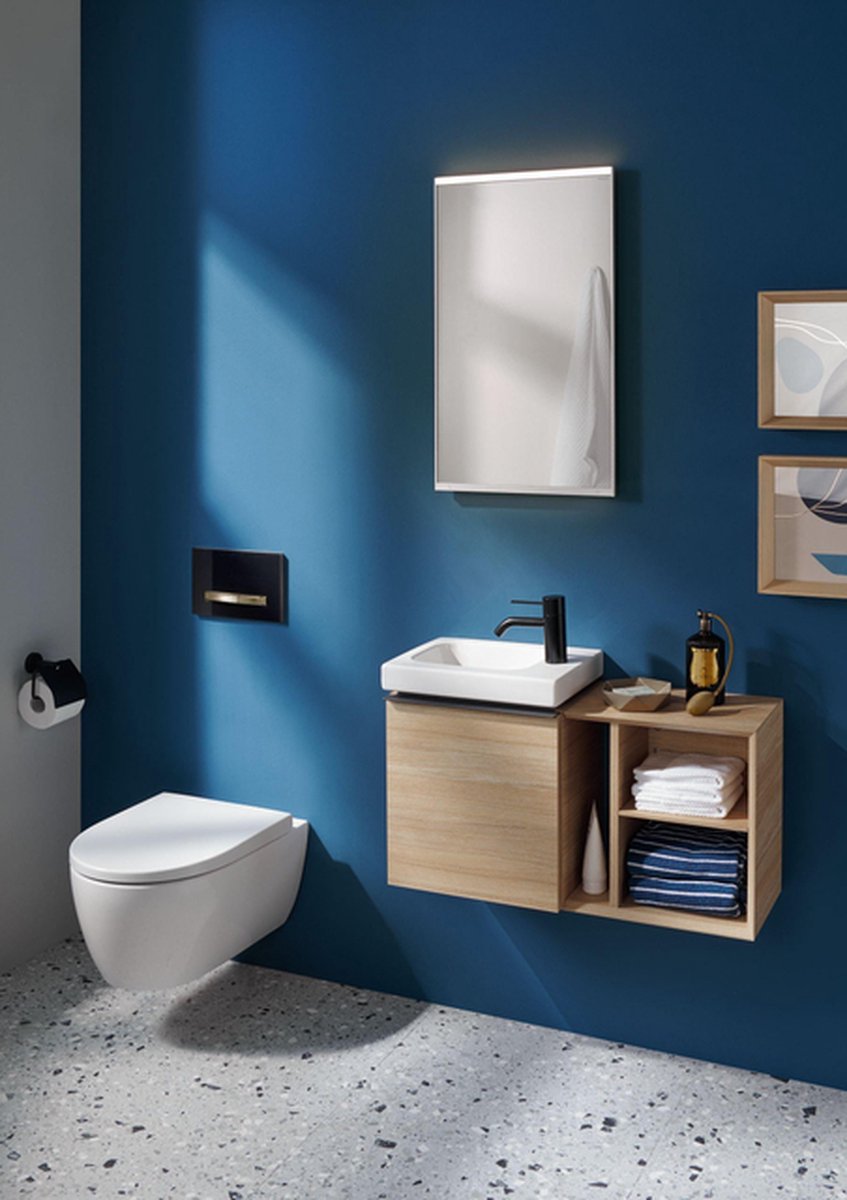Geberit iCon wandcloset diepspoel combipack met TurboFlush en Quick Release, SoftClose zitting
