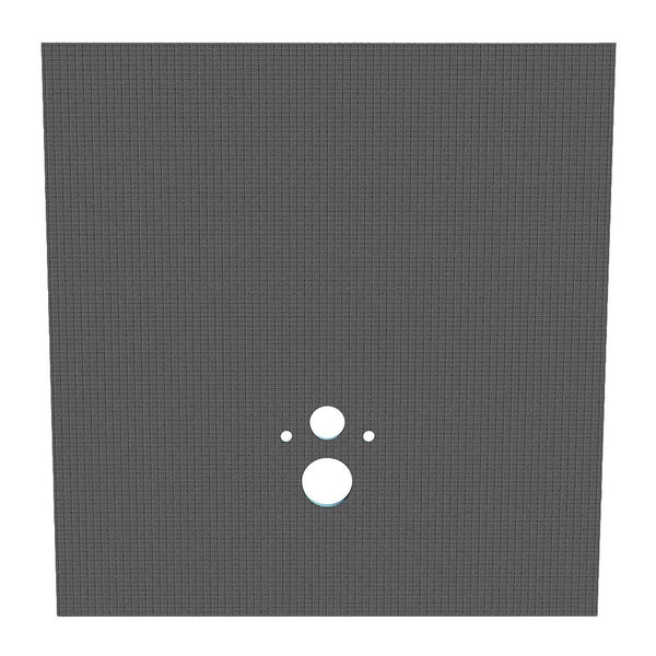 Aloni Bouw - en Isolatieplaat voor Hangtoilet 120 × 130 cm – XPS – Grijs