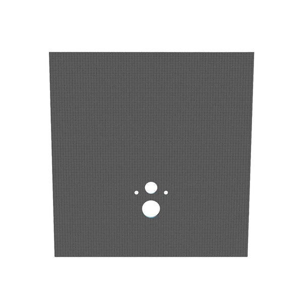 Bouw- en Isolatieplaat Hangtoilet - Waterdicht - XPS - grijs