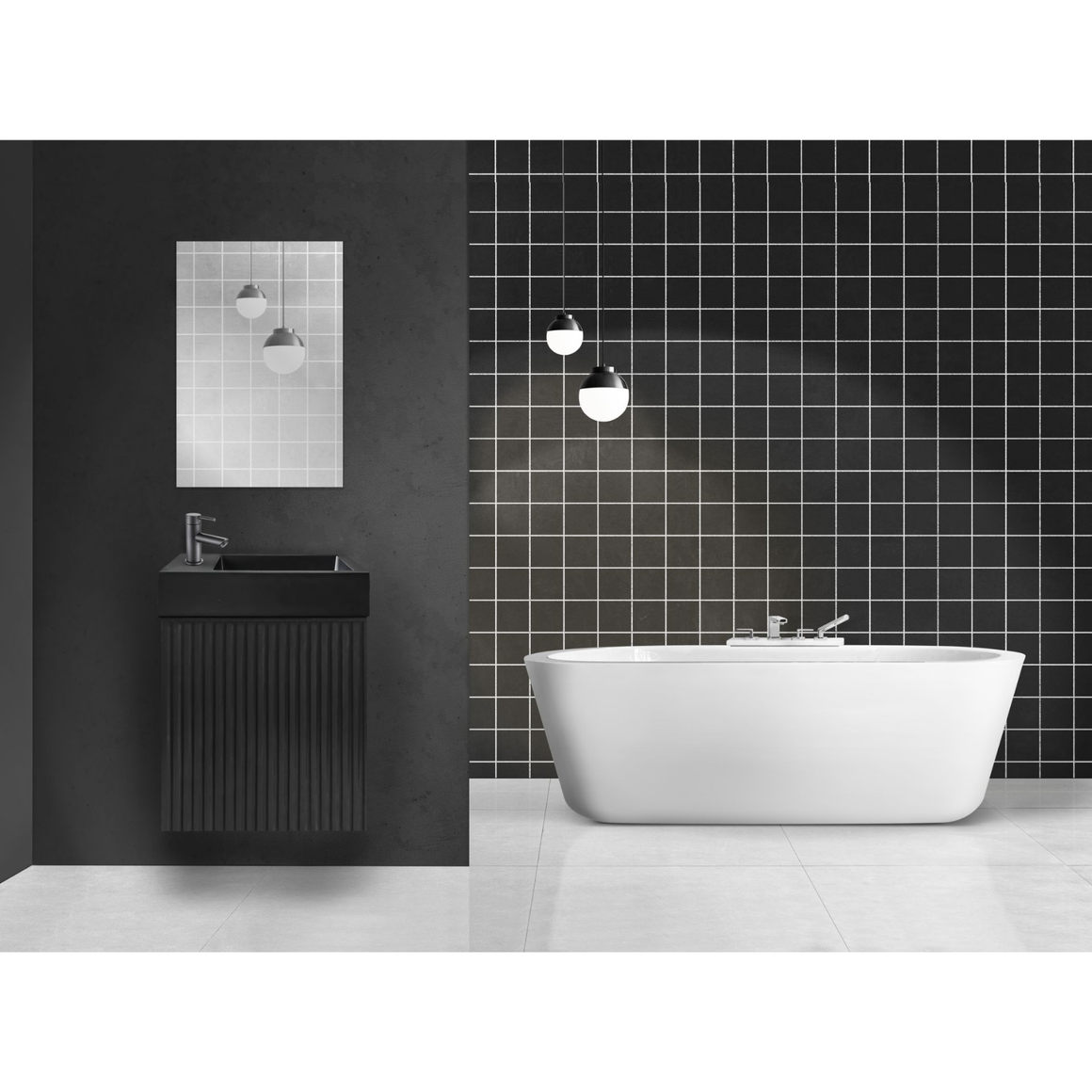 Aloni Mikaro toiletmeubelonderkast – deur rechts
