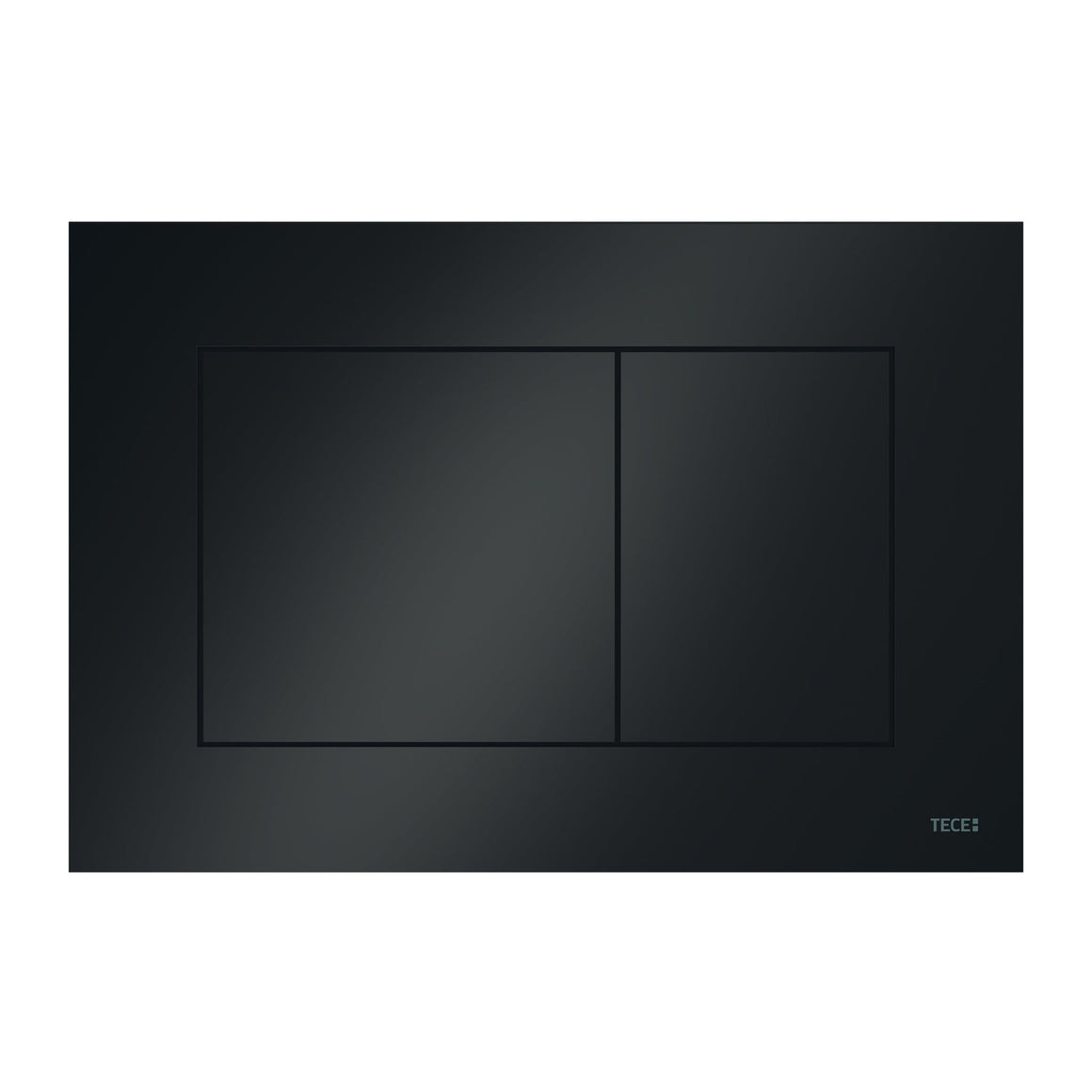 TECE Now WC-bedieningsplaat voor douchespoeltechniek GLANZEND ZWART - productfoto