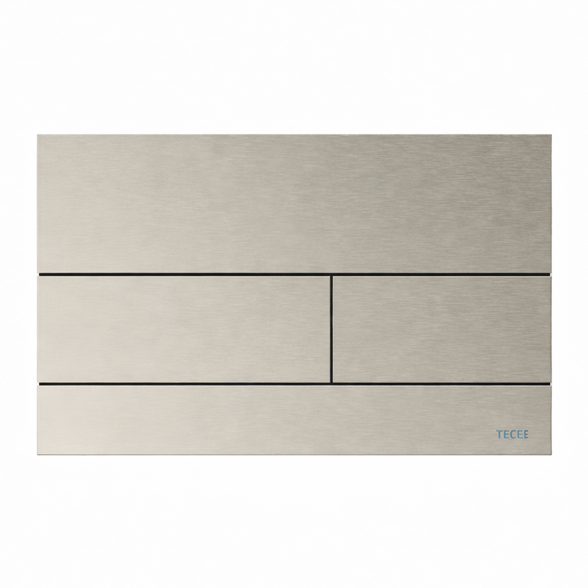 TECE Square II metalen WC-bedieningsplaat GEBORSTELD NIKKEL COOL - productfoto