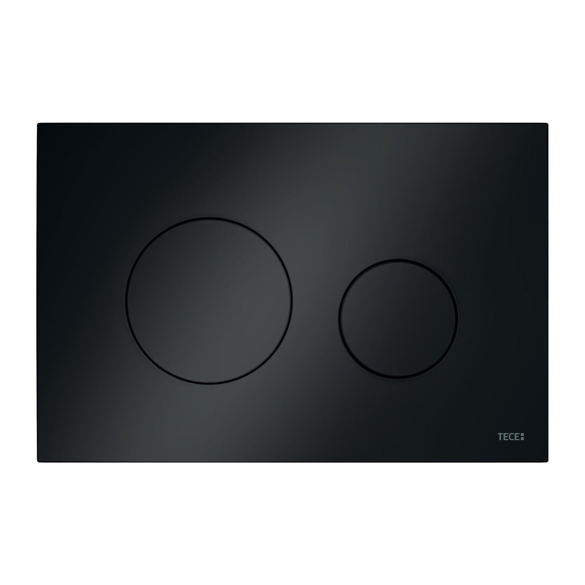 TECE Loop WC-bedieningsplaat GLANZEND ZWART - productfoto