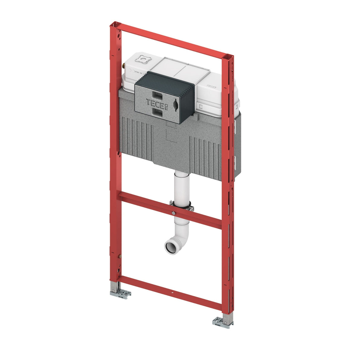 Teceprofil Wc-Inbouwframe met Uni-Spoelkast voor Staand Toilet - Bouwhoogte 1120 MM