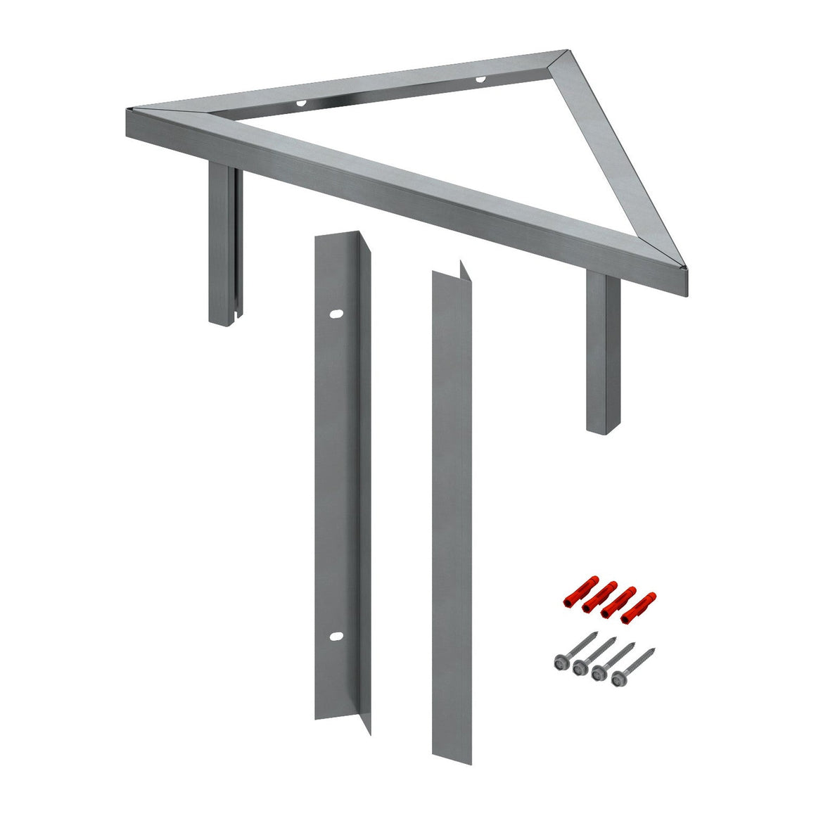 Tece Wandbevestiging voor 90° Wand-Hoekmontage van Wc-Inbouwframes