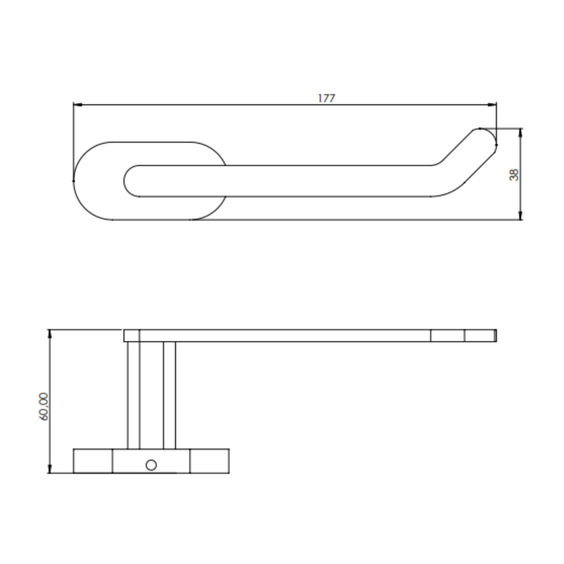 Creavit wc-papier rolhouder