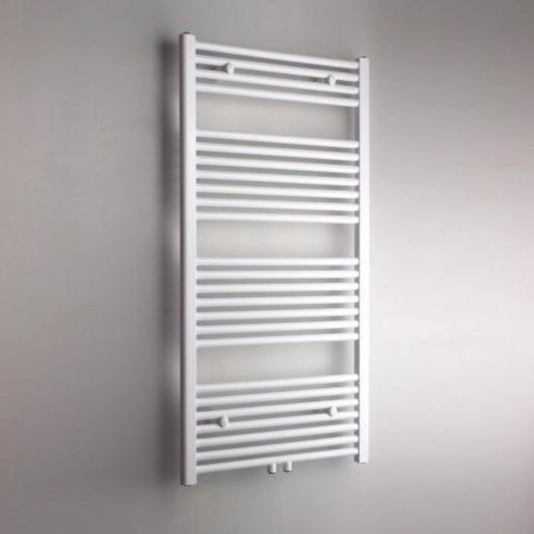 Belrad badkamerradiator middenaansluiting wit – sfeerfoto