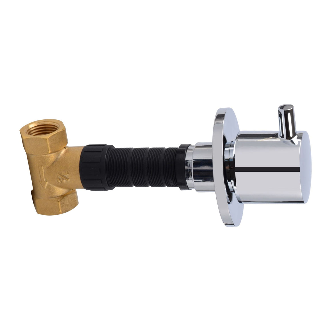 ALONI STOPKRAAN - INBOUW - 1/2" X 1/2" - CHROOM - productafbeelding