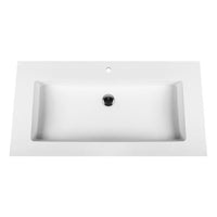 ALONI SOLID SURFACE WASTAFEL (80CM) - WIT
