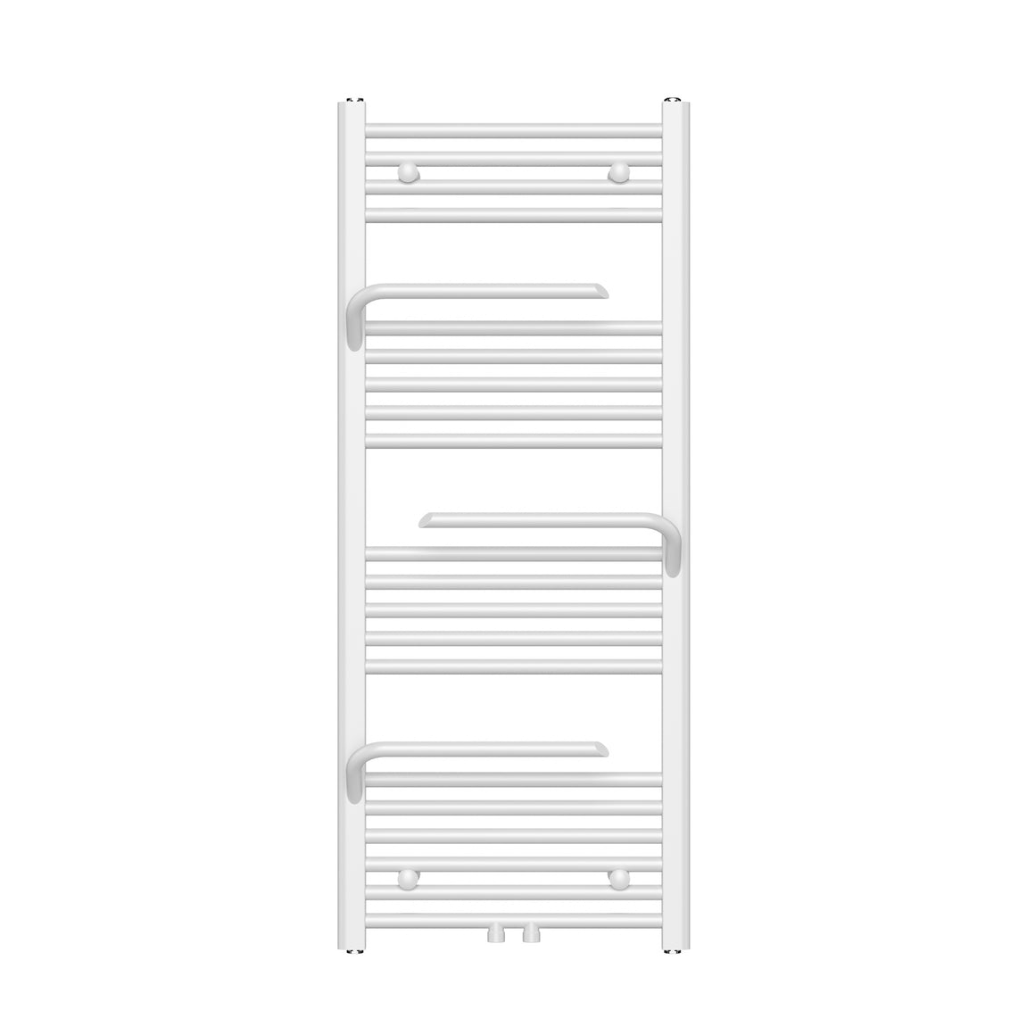 Belrad Handdoekradiator - met Handdoekhouder - Links-Rechts/Middenaansluiting - 1699 WATT - 1200X500CM