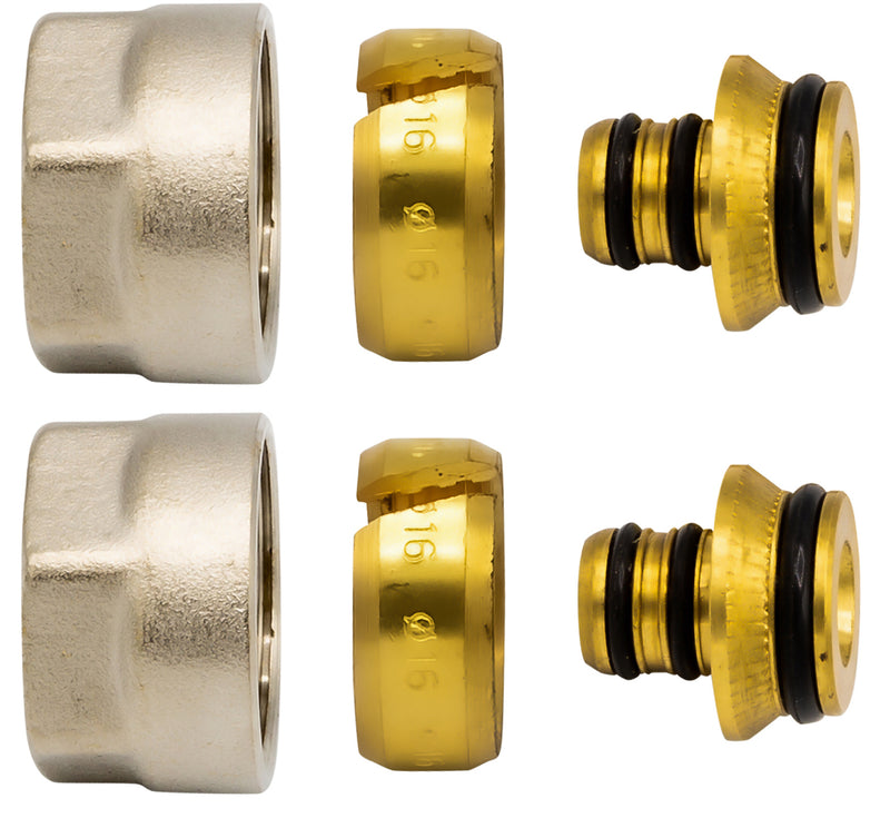 Klemkoppelingen EKX16X2 - NICKEL-2STS