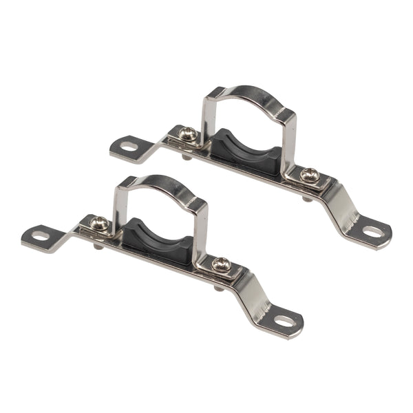 "Enkele Ophangbeugel voor Verdeler Messing Vernikkeld 1"" 2STS/SET"