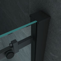 ALONI DOUCHE SCHUIFDEUR IN NIS 8MM (140X200CM) MAT ZWART