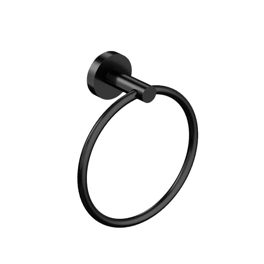 ALONI HANDDOEKRING 16 CM - MAT ZWART